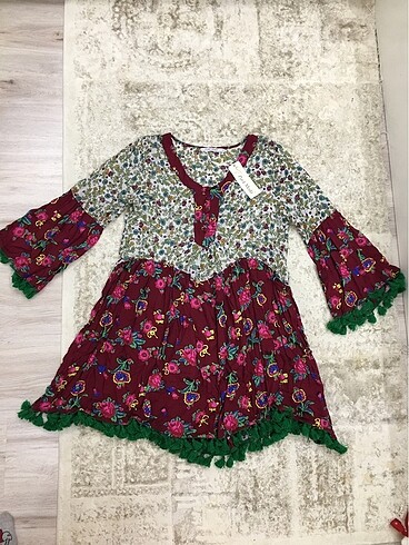 Park moda kısa bohem elbise