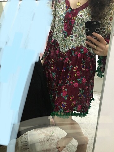 universal Beden Park moda kısa bohem elbise