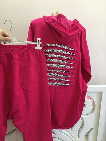 universal Beden pembe Renk Park moda takım