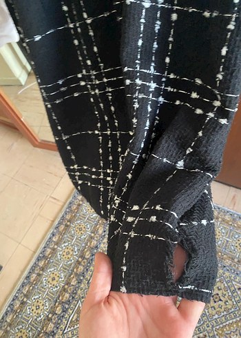 Trendyol & Milla Düğmeli Midi Kareli Pamuklu Kadın Elbise