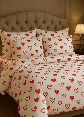 Karaca Home Nakışlı Kırmızı Nevresim Takımı