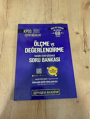 Ölçme ve değerlendirme kpss pegem
