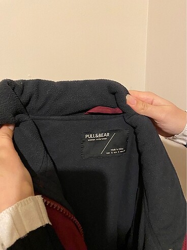 s Beden Pull and bear içi yünlü bomber ceket