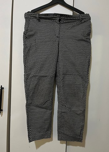 Kadın Gri Midi Kumaş Pantolon