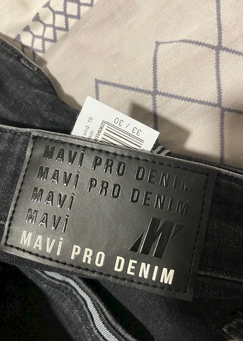 33 Beden gri Renk Siyah Mavi James Model Pantolon 33/30