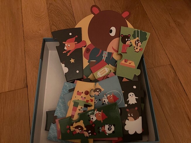 Diğer Djeco büyük boyutlu eğitici puzzle