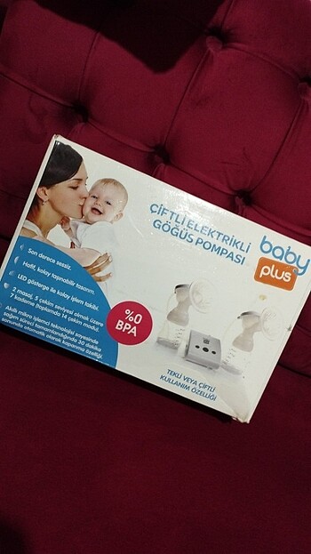 Baby plus çift elektrikli göğüs pompasi