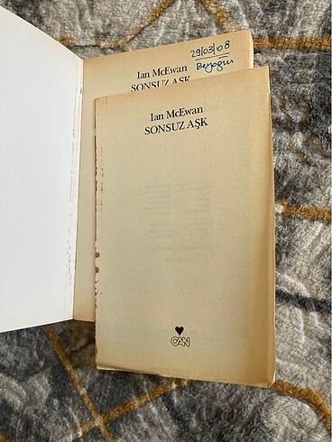 SONSUZ AŞK Ian McEwan