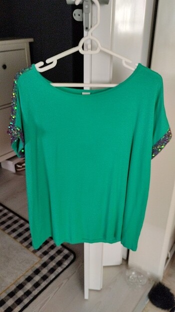 HEINE yeşil large bluz