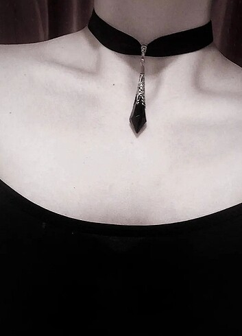 Kadife choker 