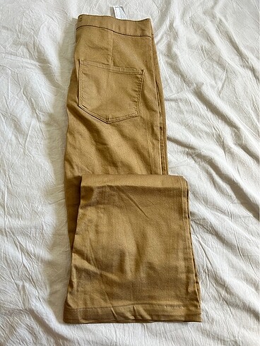 İspanyol paça camel pantolon
