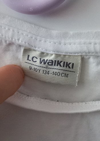 Kız Çocuk Beyaz Dantel Detaylı Nakışlı Tişört - Görsel 7