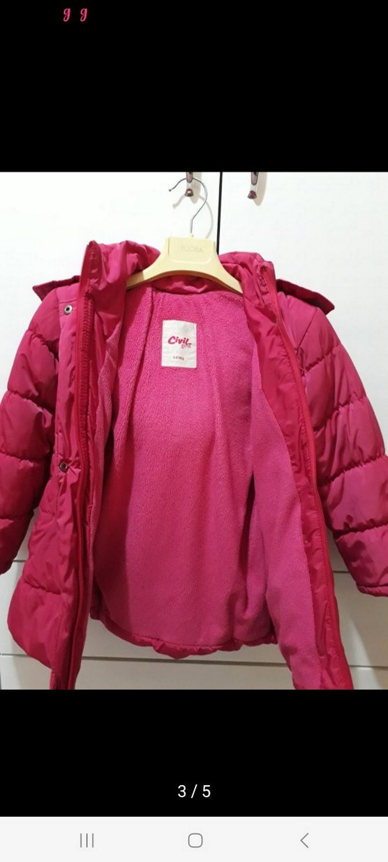 Pembe  Kız Montu - Görsel 3