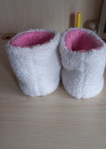 Kız Çocuk Renkli Baskılı Sıcak Ev pandufu - Görsel 3