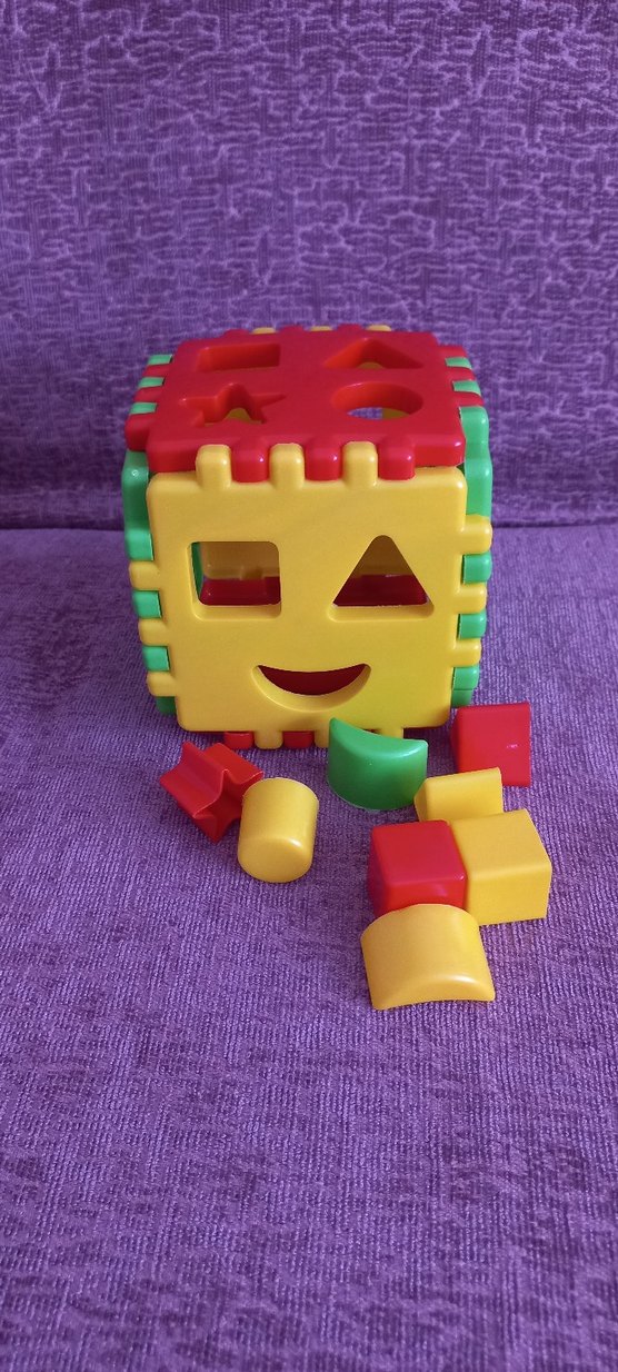 Renkli Eğitici Şekil Eşleştirme Küpü - Görsel 2