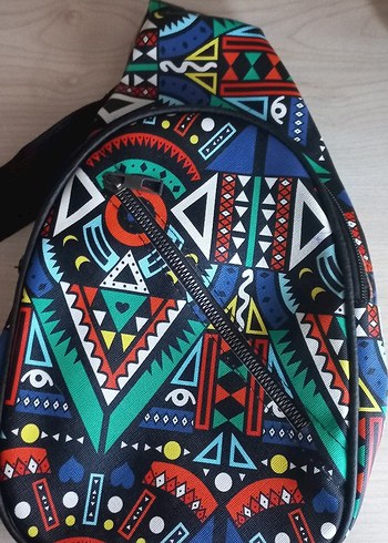 Renkli ve Desenli Kadın Çapraz Çanta - Görsel 2