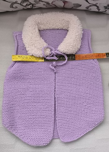 Kız Çocuk Lila Triko Süveter - Görsel 9