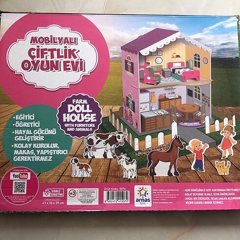 Mobilyalı çiftlik oyun evi