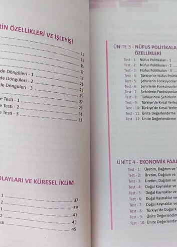 Ayt Coğrafya Test Kitabı