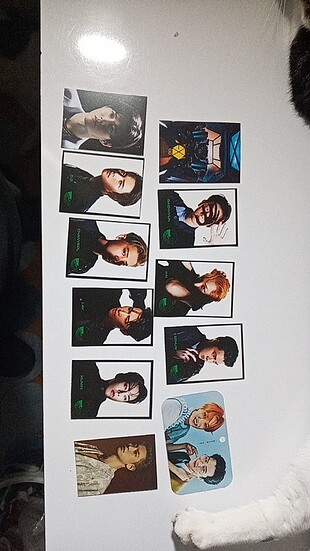 11 adet EXO fotokartı