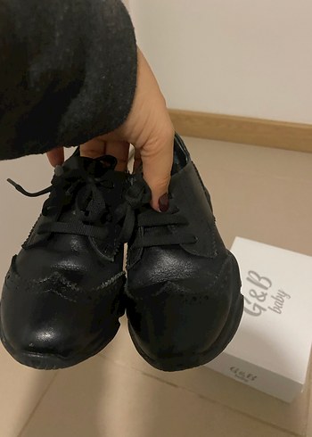 Kemerli Siyah Erkek Çocuk Özel Ayakkabı - Görsel 4