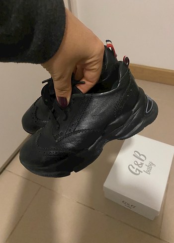 Kemerli Siyah Erkek Çocuk Özel Ayakkabı - Görsel 3