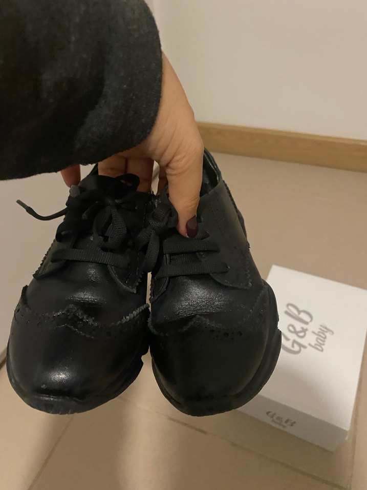 Kemerli Siyah Erkek Çocuk Özel Ayakkabı - Görsel 4