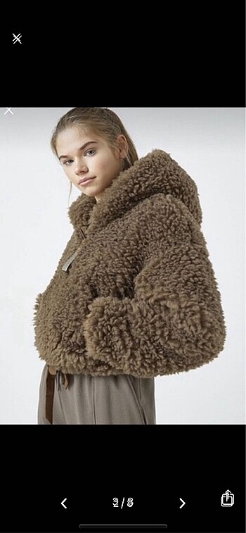 Pull and Bear Pull&Bear pelüş mont