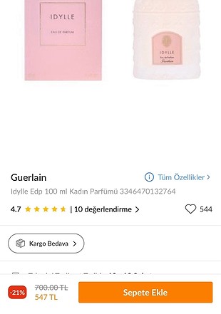 Guerlain Guerlian ıdylle parfüm