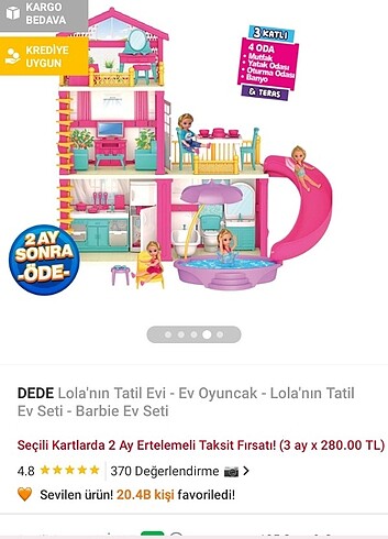 Barbie evi makyaj masası ve şato 