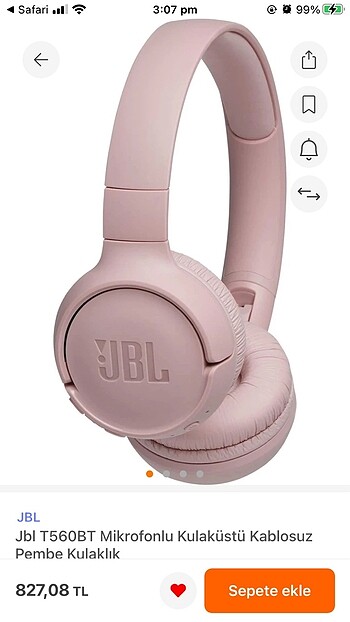 JBL T560BT kulaküstü kulaklık