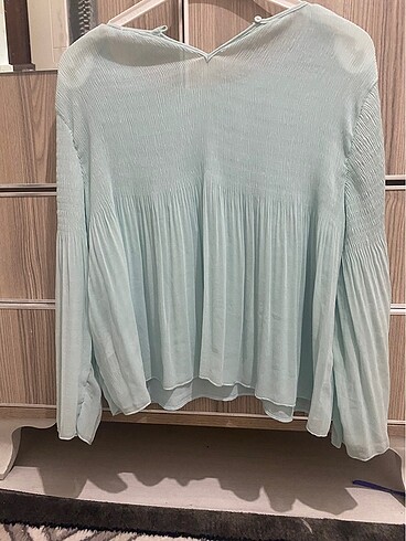 Bershka Mint şifon bluz