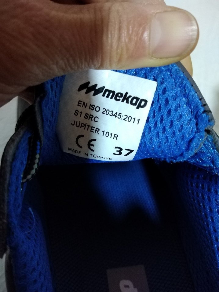 Erkek Lacivert iş Ayakkabı Bağcığı - Görsel 3