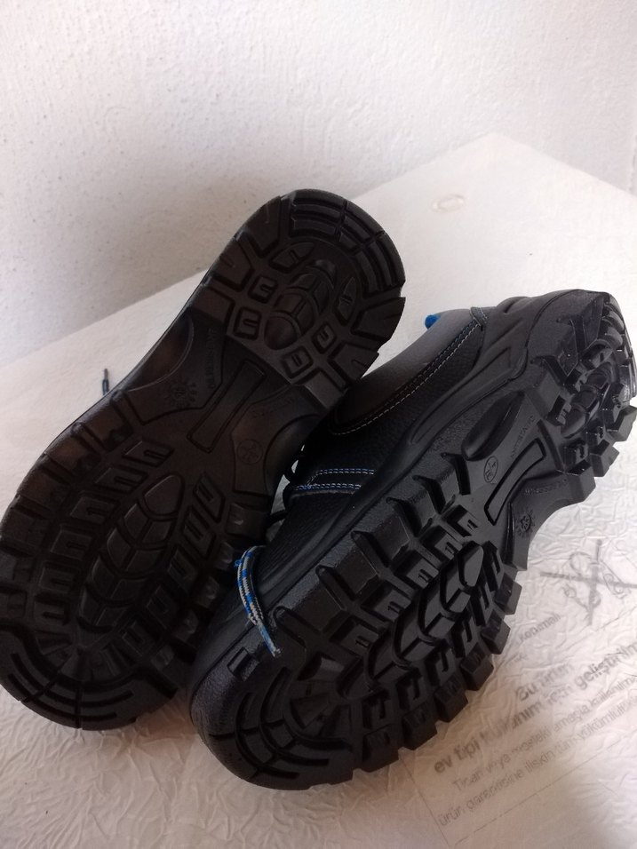 Erkek Lacivert iş Ayakkabı Bağcığı - Görsel 5