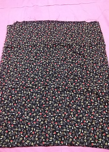 Renkli Uzun Hamile Eteği Fırfırlı - Görsel 2