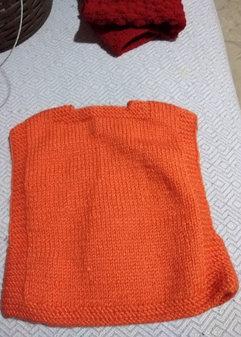 Kızlar için Nakışlı Örgü Kolsuz Hırka - Görsel 4