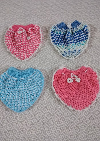 Renkli Nakışlı Bebek Önlükleri - Görsel 3