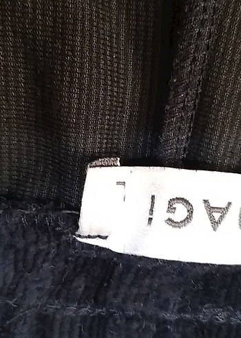 Erkek Siyah Fermuarlı Sweatpant - Görsel 3