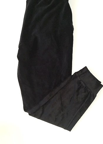 Erkek Siyah Fermuarlı Sweatpant - Görsel 4