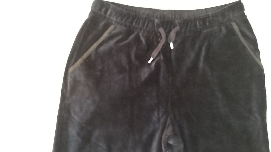 Erkek Siyah Fermuarlı Sweatpant - Görsel 2