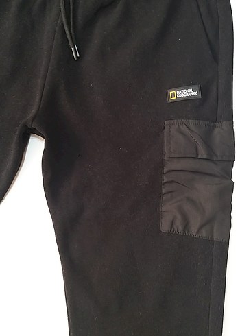 Erkek Siyah Outdoor Rahat Kesim Eşofman Altı - Görsel 2