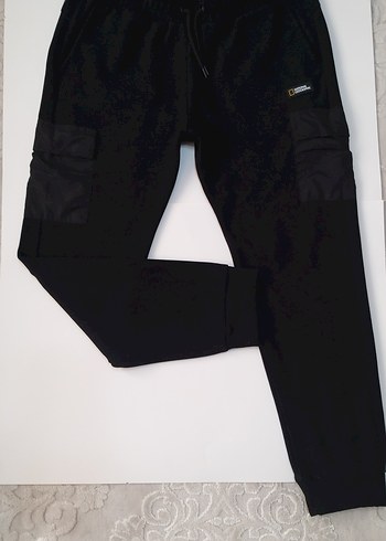 Erkek Siyah Outdoor Rahat Kesim Eşofman Altı - Görsel 4