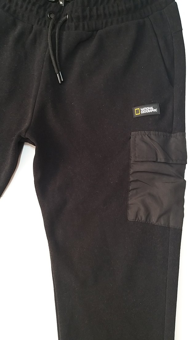 Erkek Siyah Outdoor Rahat Kesim Eşofman Altı - Görsel 2