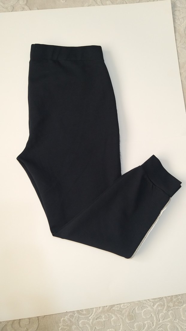 erkek Siyah Regular Fit Spor Pantolon - Görsel 2