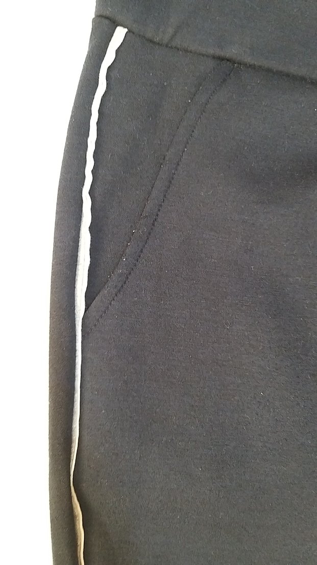 erkek Siyah Regular Fit Spor Pantolon - Görsel 4