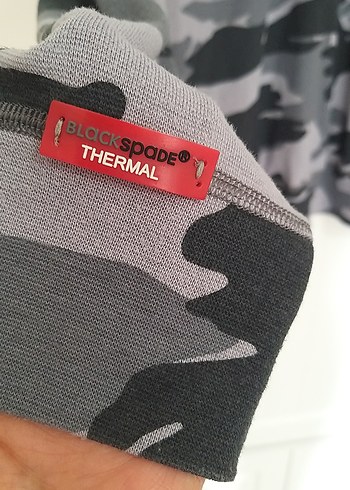 Gri Kamuflaj Desenli Kapüşonlu Sweatshirt - Görsel 3