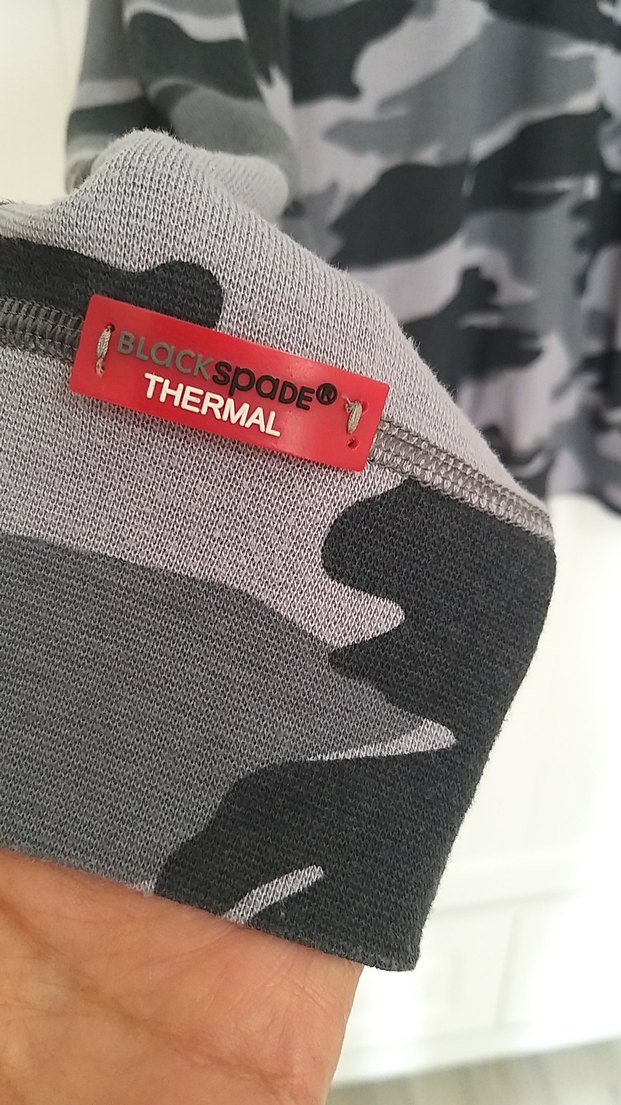 Gri Kamuflaj Desenli Kapüşonlu Sweatshirt - Görsel 3