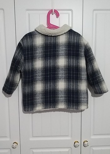 Erkek Çocuk mavi Düğmeli mont - Görsel 2