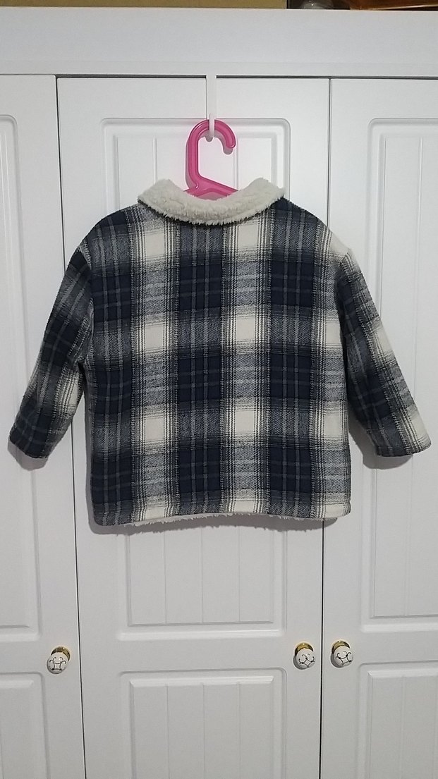 Erkek Çocuk mavi Düğmeli mont - Görsel 2