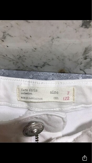 7 Yaş Beden Zara kız çocuk pantolon